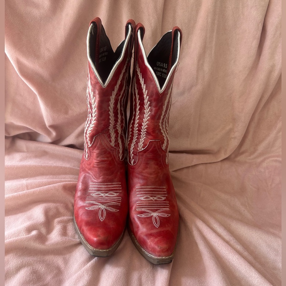 Red Cowboy Boots
